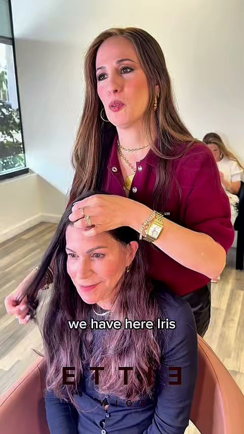 Wig fitting room